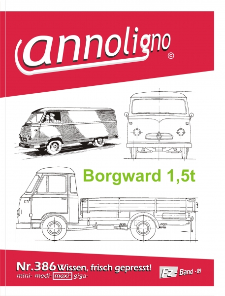 Borgward 1,5 to B 1500 F-D 1958 - annoligno 386